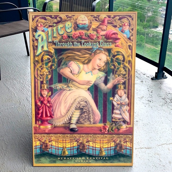 Vintage collectors Alice through the looking glass - Picture 1 of 5